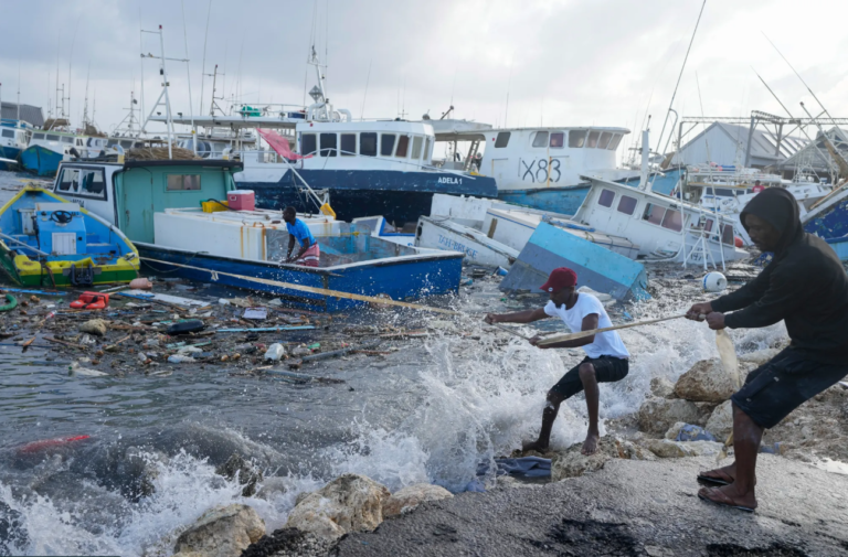 Hurricane Beryl strengthens to Category 5 storm after killing 2 in Caribbean